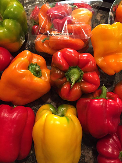 peppers for market