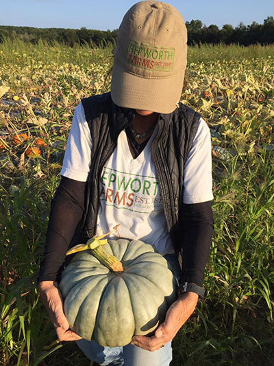 Gerry with Squash