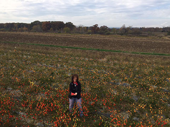 Gerry in the Pepper Field