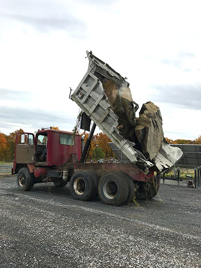 truck on farm