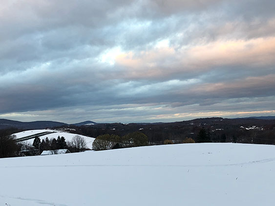 first snowfall