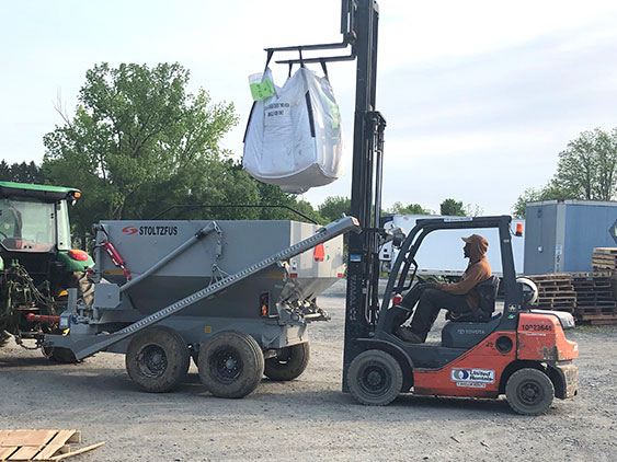 man on forklift