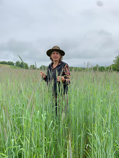 Amy in rye field