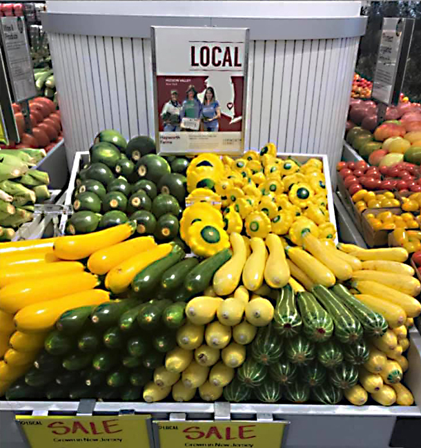 Whole Foods display in Manhattan