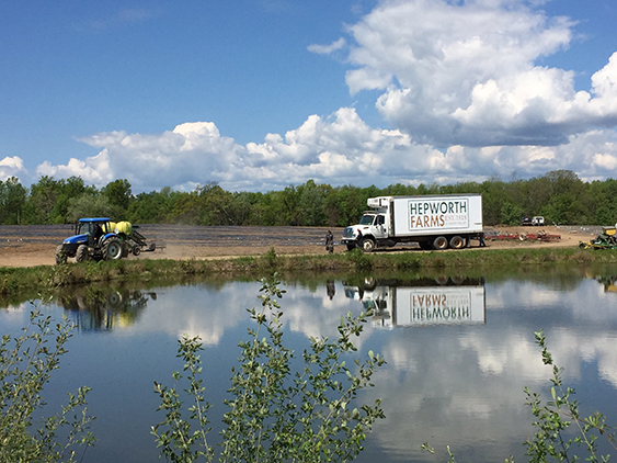 Farm Truck by water